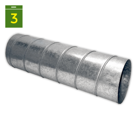 Tubo helicoidal diametro 400 mm