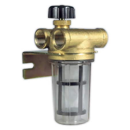 Filtro plastico/laton gasoleo y fuel