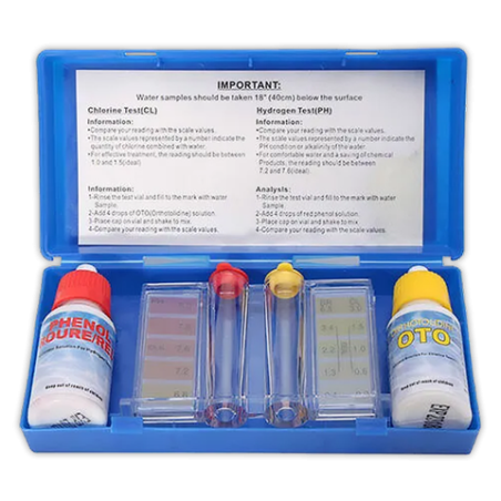 Kit test pH-Cloro piscina GUT PTK01