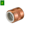 Manguito Electrolitico H-H 1/2"