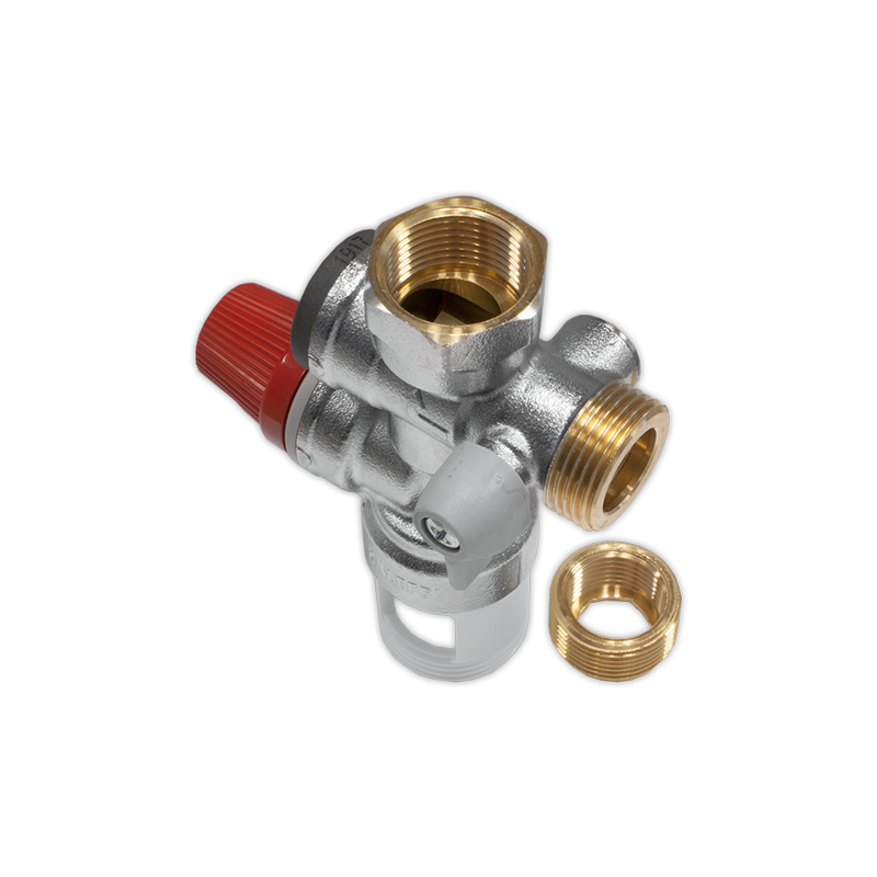 Valvula seguridad con grifo 1/2 ARISTON