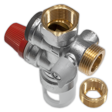 Valvula seguridad con grifo 1/2 ARISTON