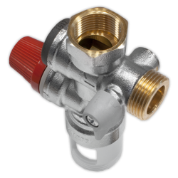 Valvula seguridad con grifo 3/4 ARISTON