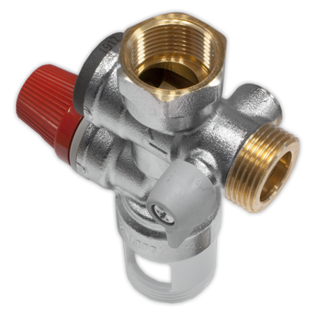 Valvula seguridad con grifo 3/4 ARISTON