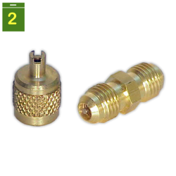 Obus de carga para roscar 1/4 SAE