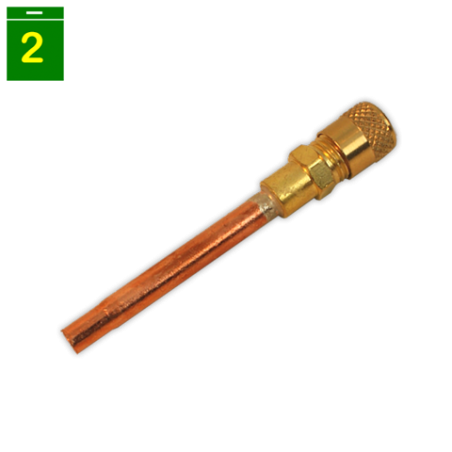 Obus de carga para soldar tubo Ø 6 mm