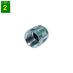 Tapon obus rosca 1/4 con junta