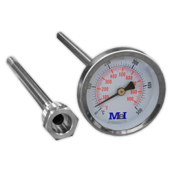 Termometro 0°/500°C con Vaina
