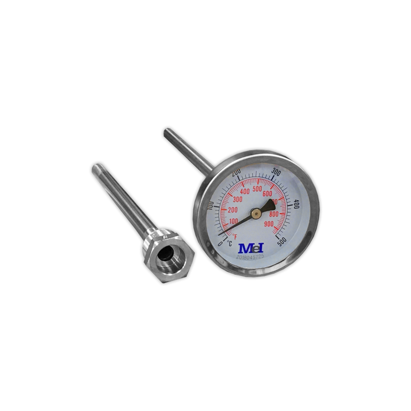 Termometro 0°/500°C con Vaina