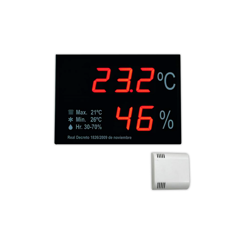 Termometro-Higrometro 50° C/99% HR DTH-C