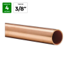 Tubo cobre 3/8" x 0,80 mm
