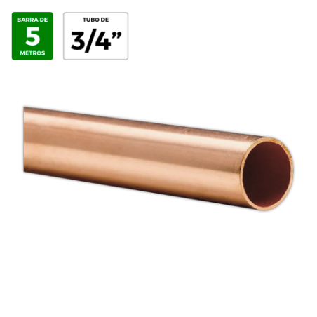 Tubo cobre 3/4" x 1,00 mm