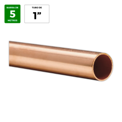 Tubo cobre 1" x 1,00 mm
