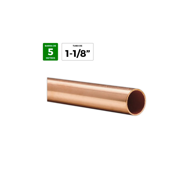 Tubo cobre 1-1/8" x 1,00 mm