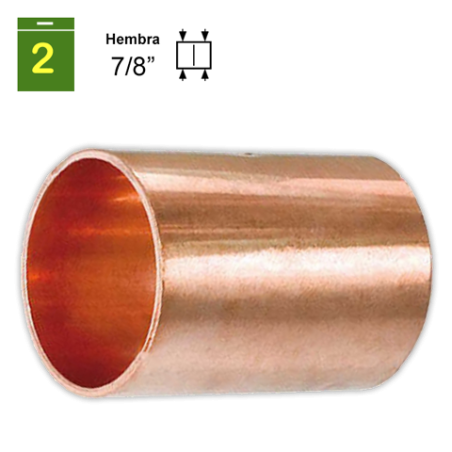 Manguito union H-H 7/8"