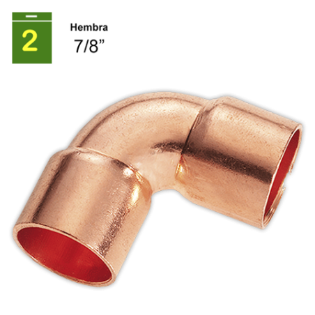 Codo 90° H-H 7/8"