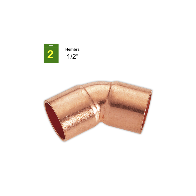 Curva 45° H-H 1/2"
