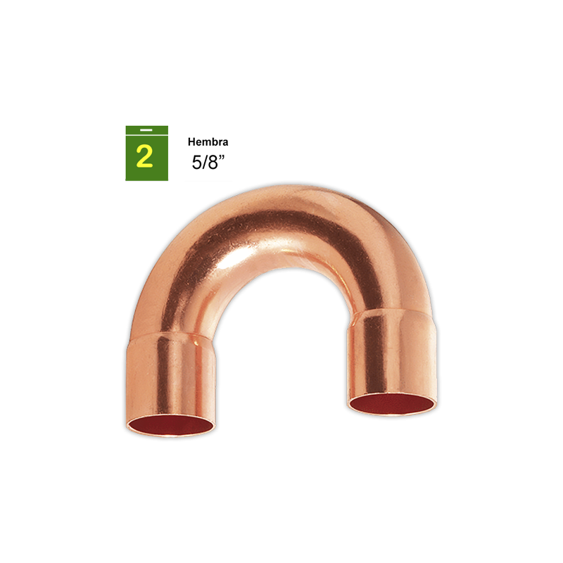 Curva 180° H-H 5/8"