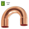 Curva 180° H-H 3/4"