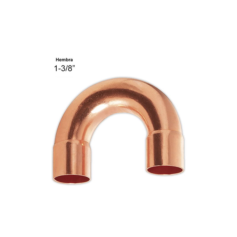 Curva 180° H-H 1-3/8"