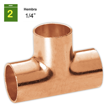 Te H-H-H 1/4"