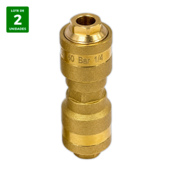 Union rapida SAE Hembra-Hembra 1/4¨