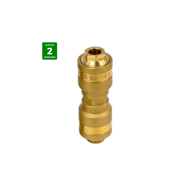 Union rapida SAE Hembra-Hembra 1/4¨