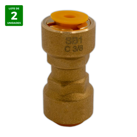 Union rapida SAE Hembra-Hembra 3/8¨