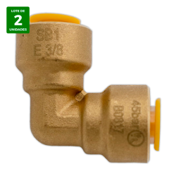 Codo union rapida SAE Hembra-Hembra 3/8