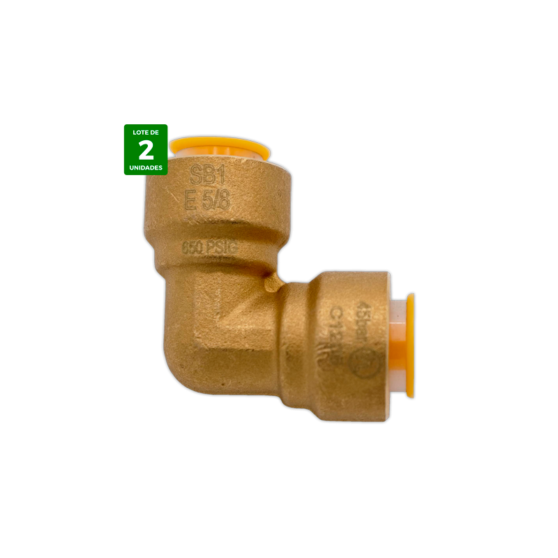 Codo union rapida SAE Hembra-Hembra 5/8
