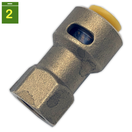 Enchufe rapida SAE Hembra-Hembra 3/8¨