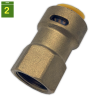 Enchufe rapida SAE Hembra-Hembra 5/8¨