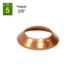 Arandela cobre Conica 3/8"