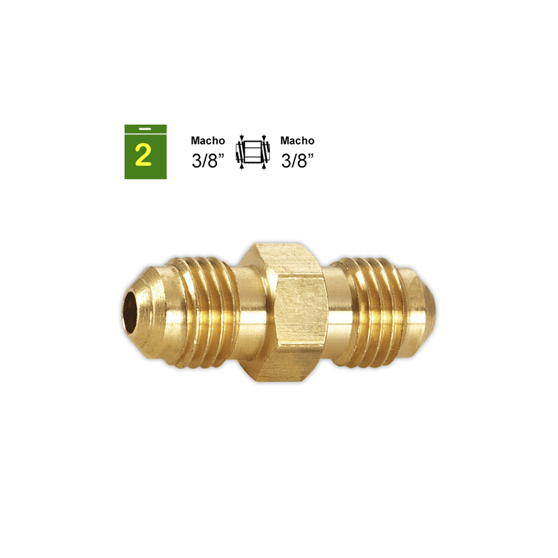 Union SAE Macho-Macho 3/8"