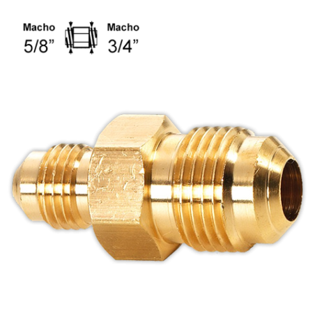 Reduccion SAE Macho-Macho 5/8" x 3/4"