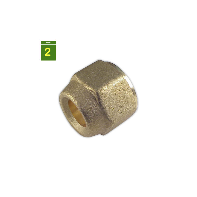 Tuerca reducida tubo 5/8" rosca SAE 3/4"