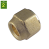 Tuerca reducida tubo 5/8" rosca SAE 3/4"