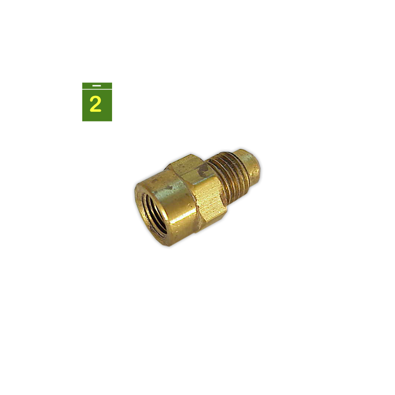 Acoplamiento SAE-M GAS-H 1/4 x 1/8"