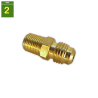 Acoplamiento SAE-M GAS-M 1/4 x 1/8"