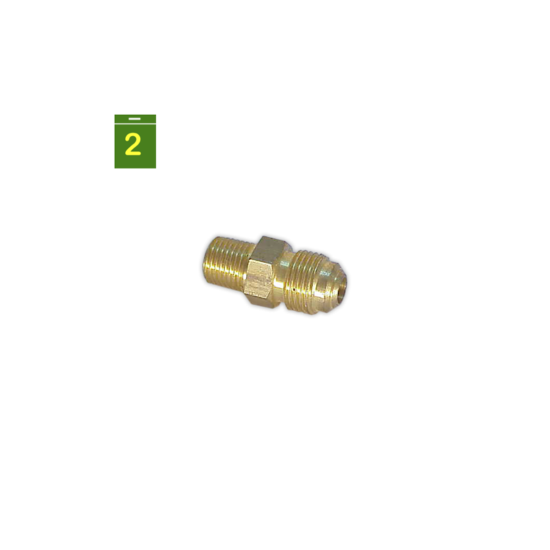 Acoplamiento SAE-M GAS-M 3/8 x 1/4"