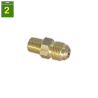 Acoplamiento SAE-M GAS-M 3/8 x 1/4"