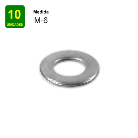 Arandela plana M-6