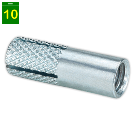 Taco metalico para techo M-10