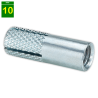 Taco metalico para techo M-10