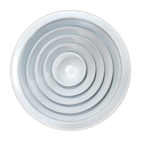 Difusor circular blanco 8¨