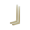 Soporte condensadora soldado 100x60x3