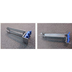 Blank slotted PCI riser for