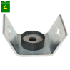 Antivibrador con soporte para techo AT-V