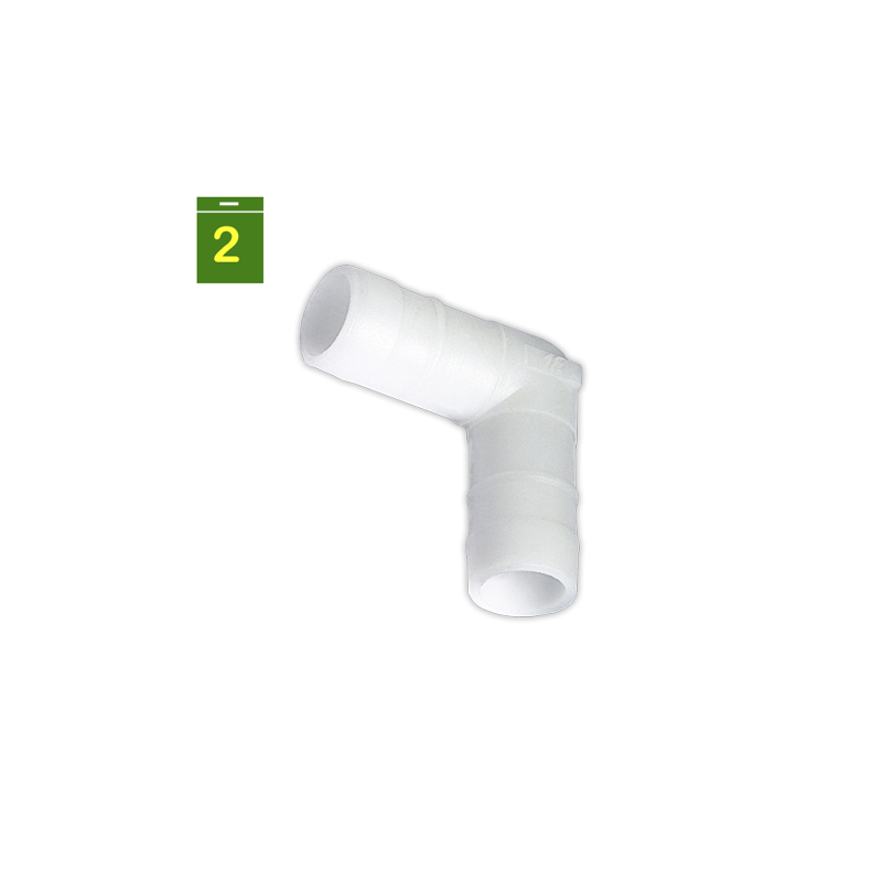 Codo para tubo desague A.A. Ø 20 mm