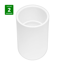 Union desagüe rigido PVC Ø 20 mm Blanco